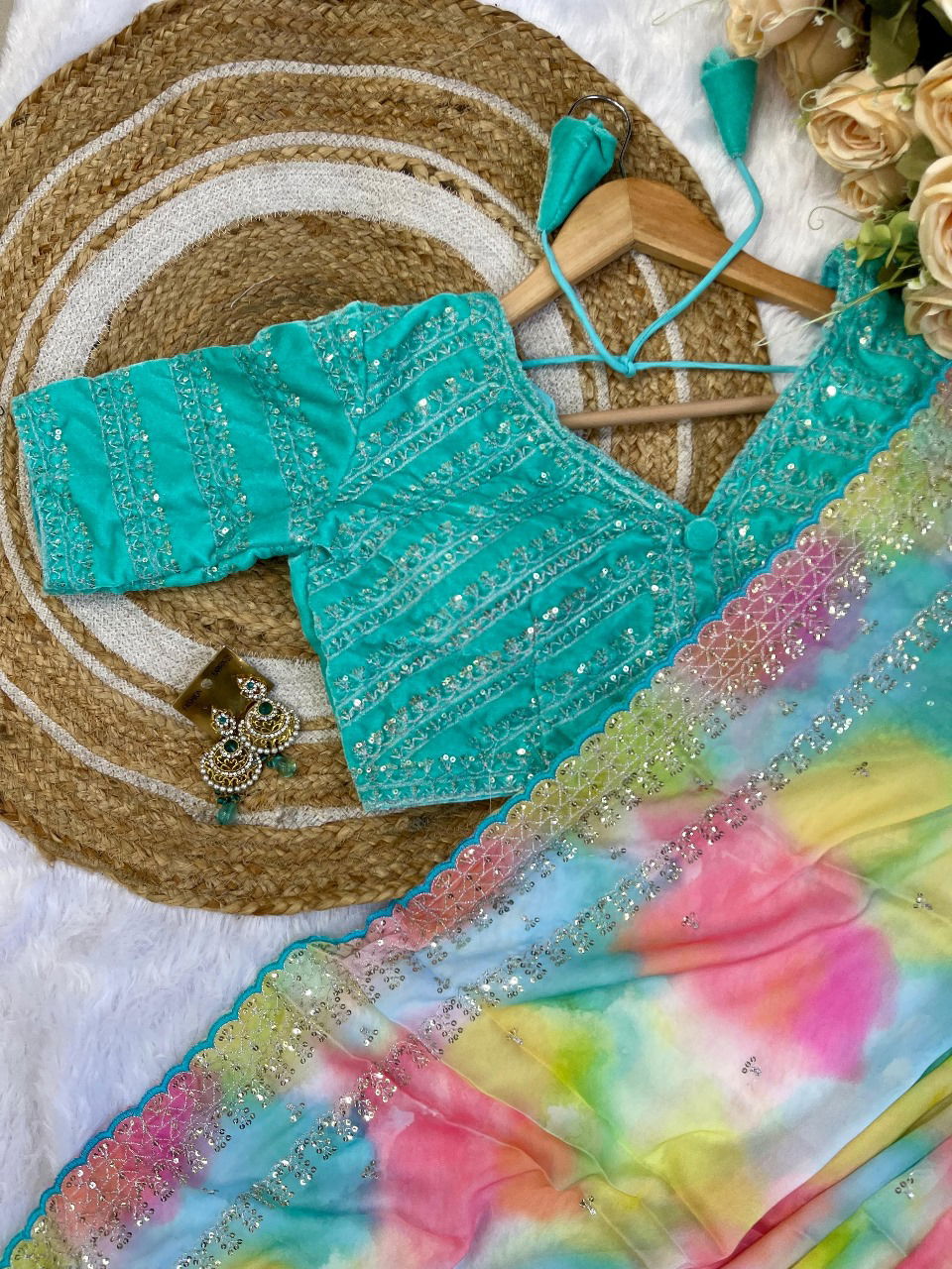 Jk Designer Pure Soft Rangoli Silk Party Wear Sarees Wholesale Market In Surat